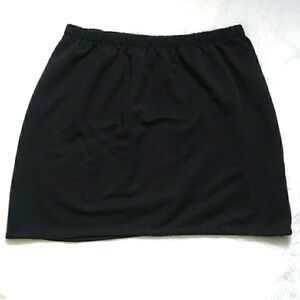 Black Mini Skirt Length 16" Size 14